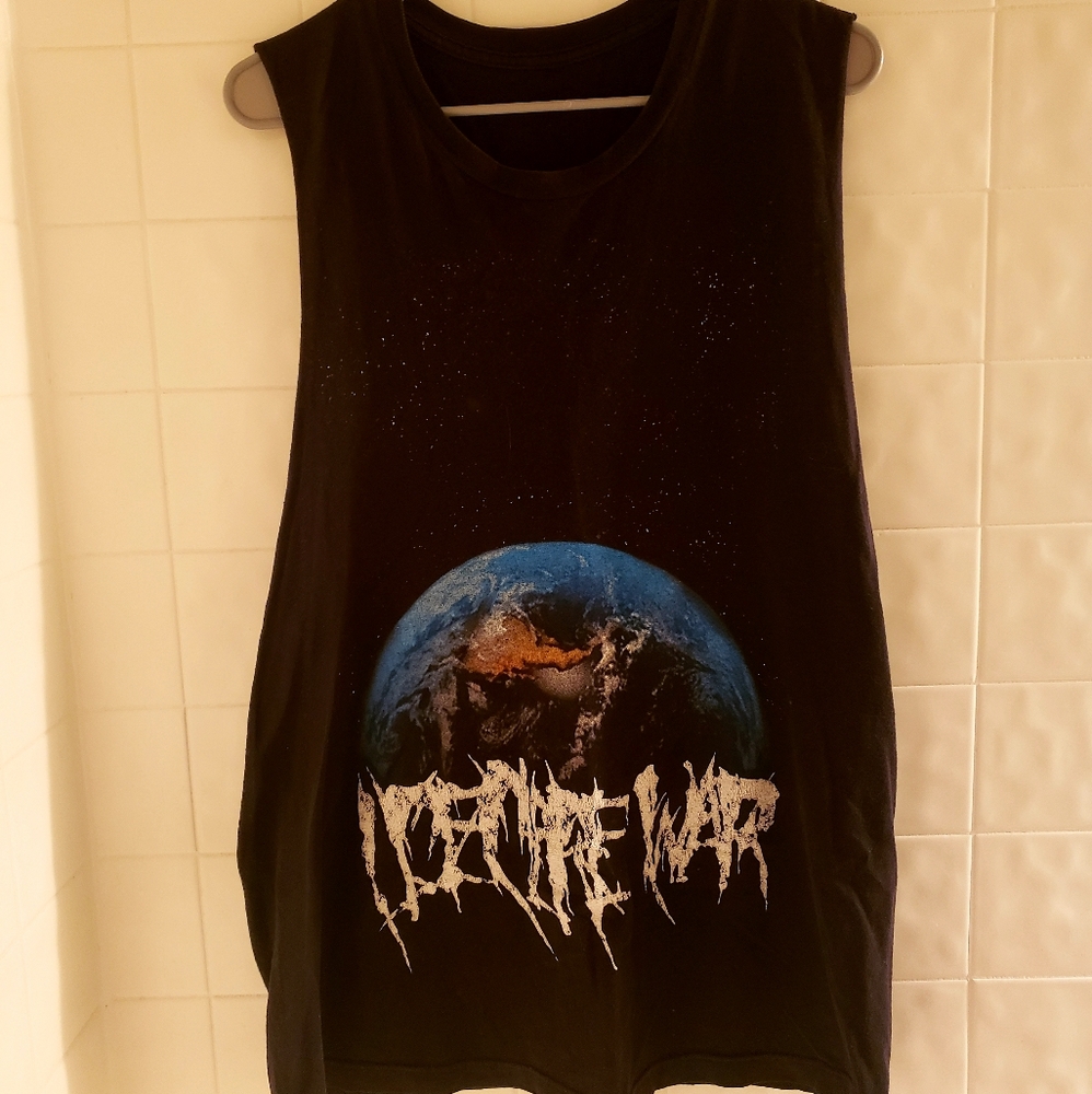 I Declare War "Pale Blue Dot" Cutoff T-Shirt (L)